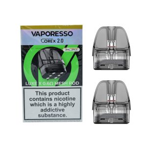 LUXE X PODS 0.6 (BOTTOM FILL) - VAPORESSO - 2 PACK - Image 1