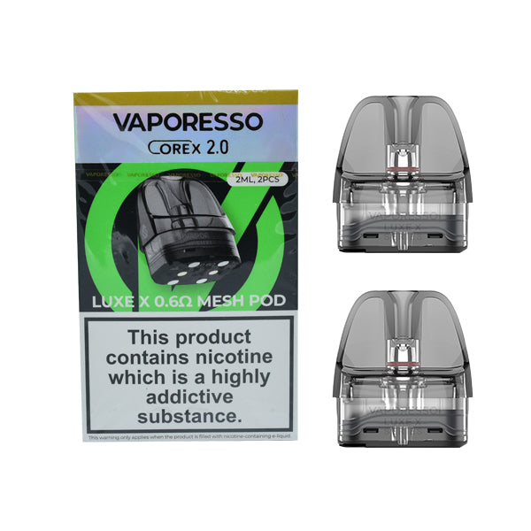 LUXE X PODS 0.6 (BOTTOM FILL) - VAPORESSO - 2 PACK