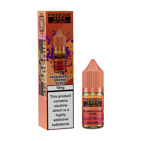 PASSIONFRUIT ORANGE GUAVA - FIREROSE 5000 - NIC SALT 10MG