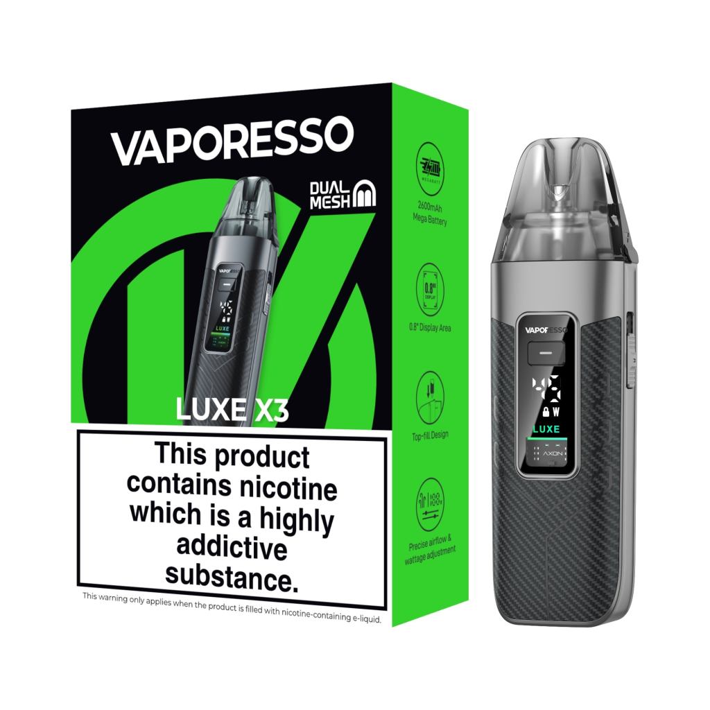CARBON BLACK - LUXE X3 KIT - VAPORESSO