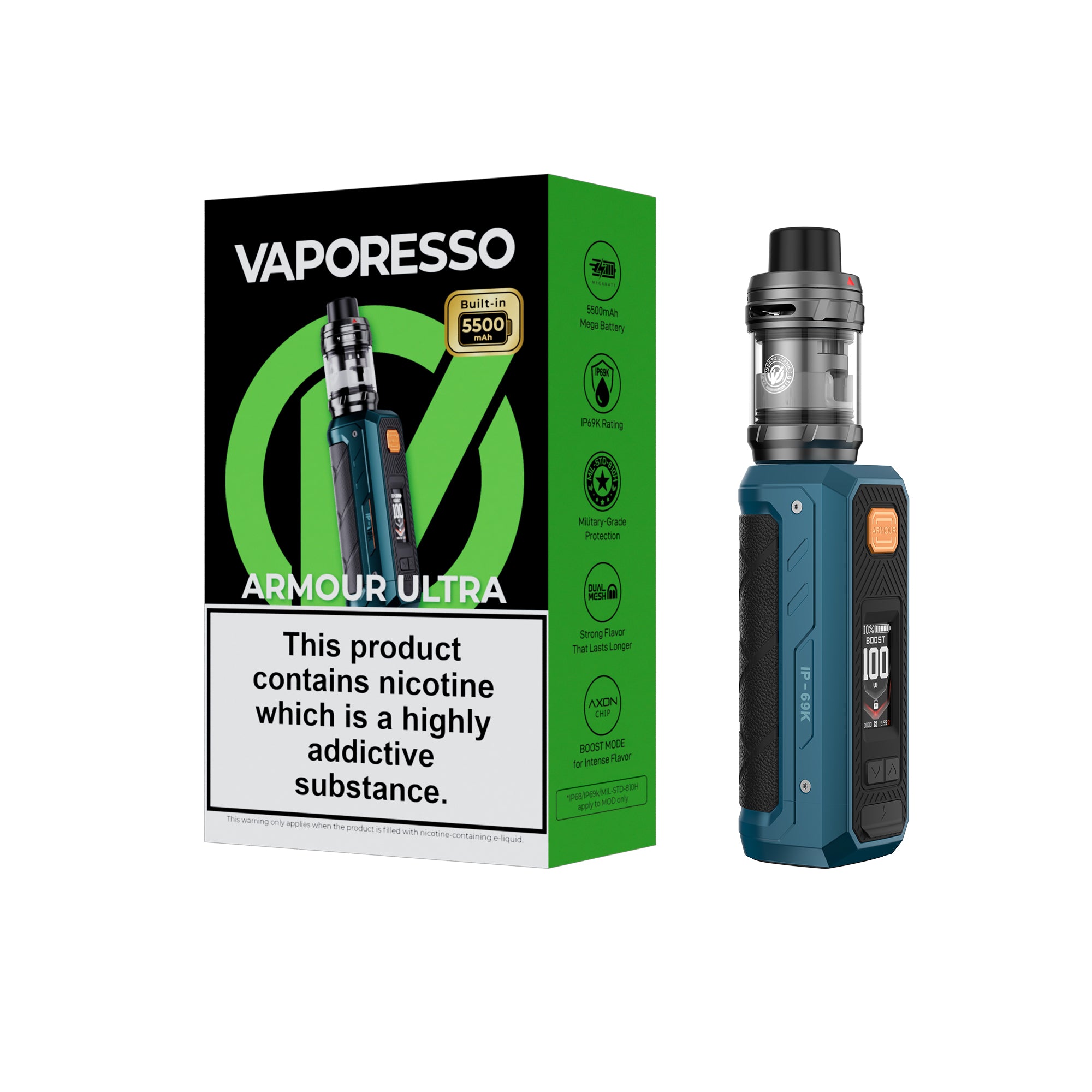 STORM BLUE - ARMOUR ULTRA KIT (ITANK T) - VAPORESSO - Image 1