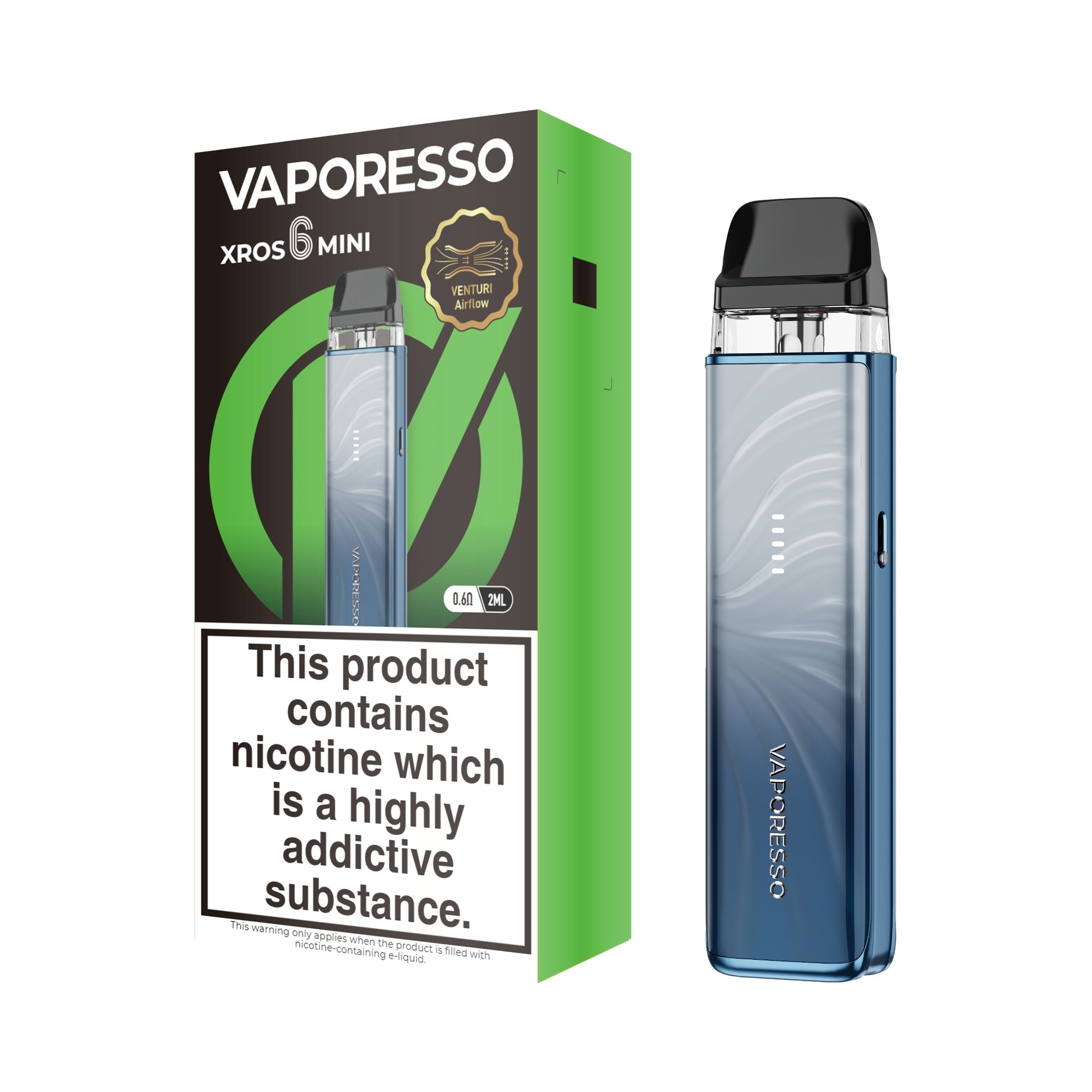 PLUME BLUE - XROS 6 MINI KIT - VAPORESSO - Image 1