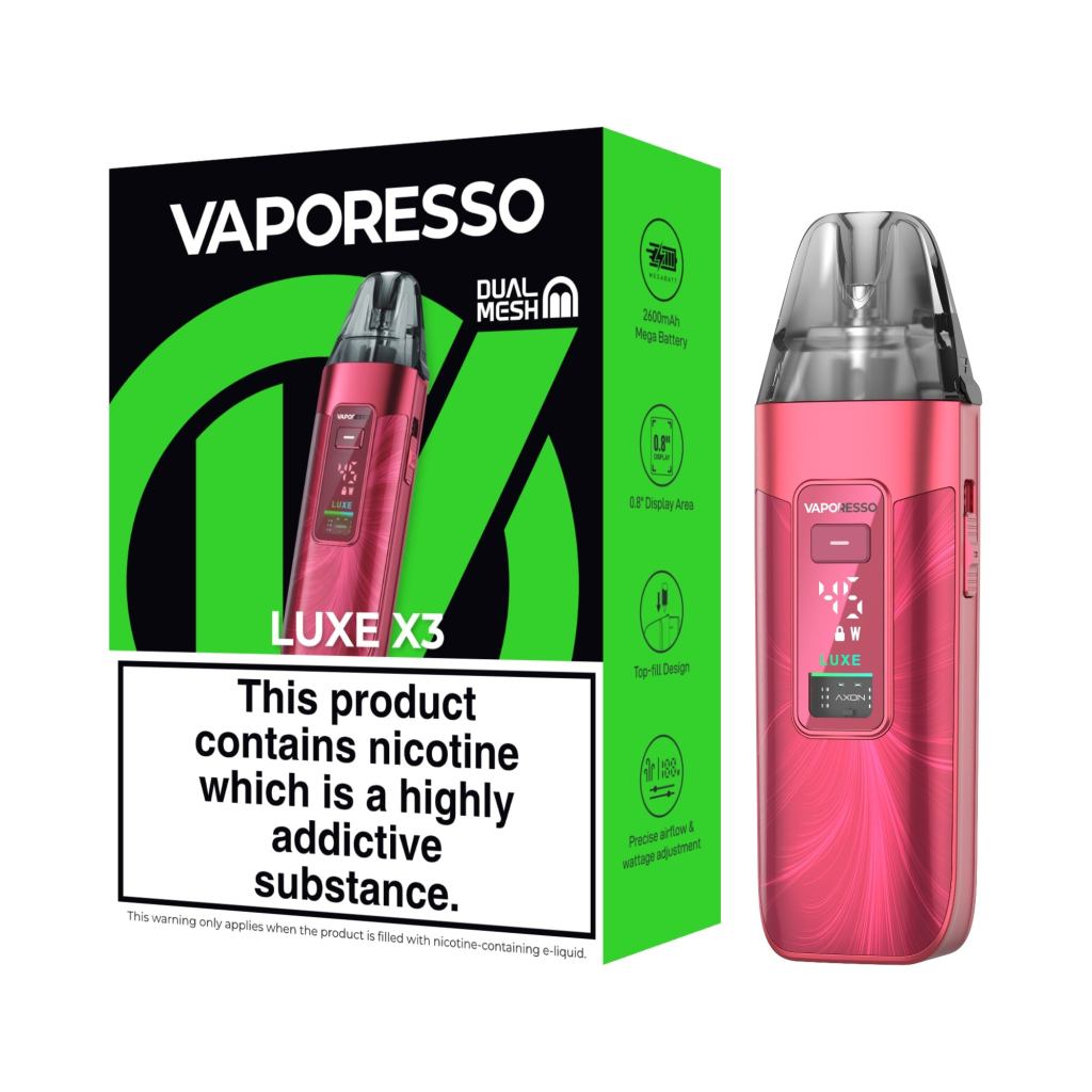 SHEER RED - LUXE X3 KIT - VAPORESSO