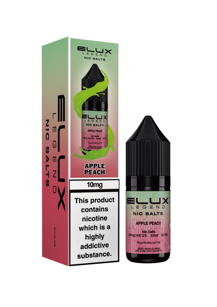 APPLE PEACH - ELUX LEGEND  -  NIC SALT 10MG