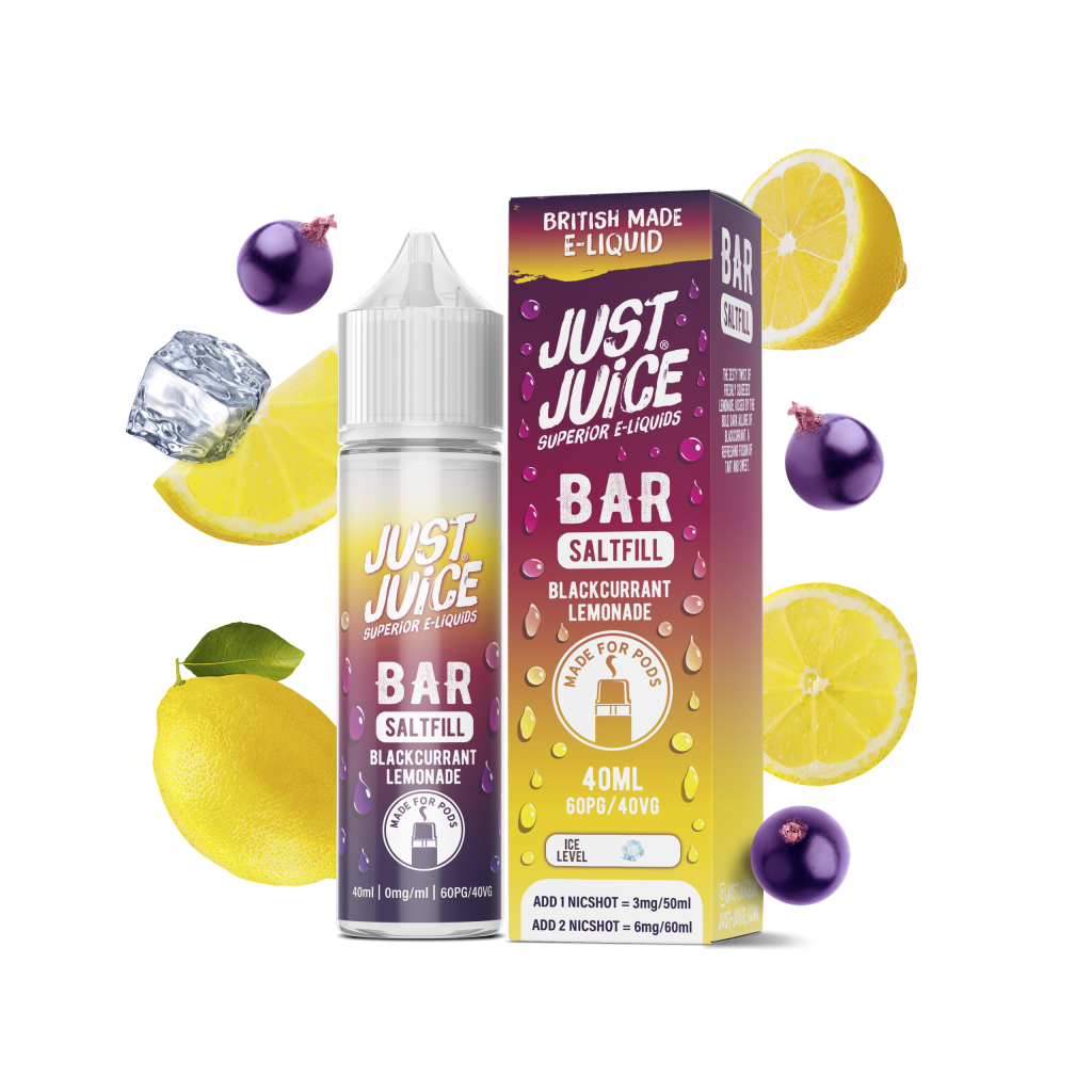 BLACKCURRANT LEMONADE - JUST JUICE - 40ML