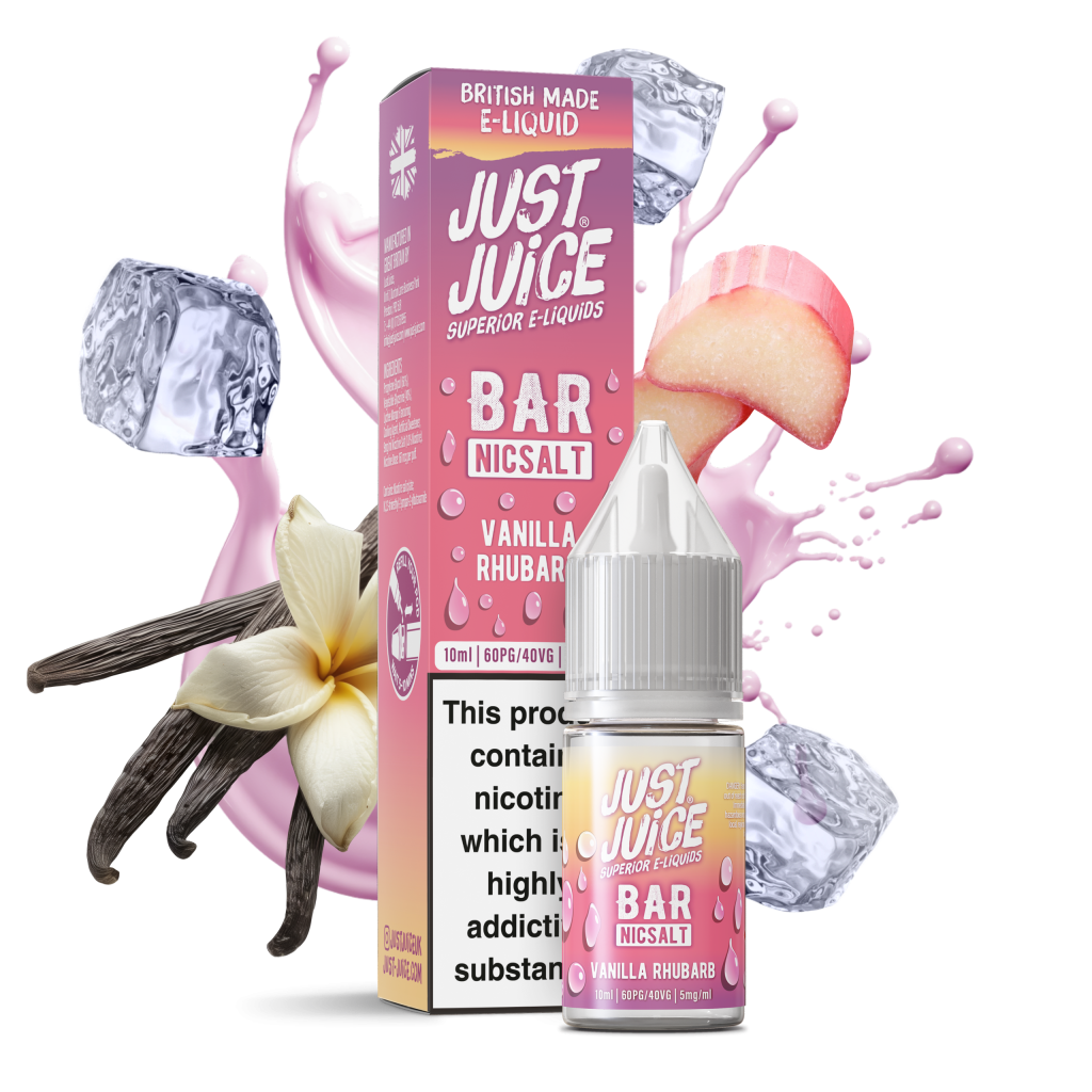 Vanialla Rhubarb - JUST JUICE - Nic Salt 5MG