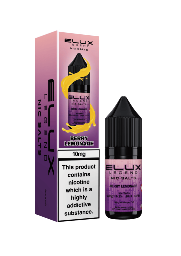 BERRY LEMONADE  -  ELUX LEGEND  -  NIC SALT 10MG