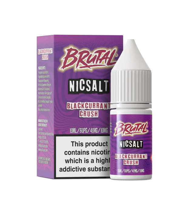BLACKCURRANT CRUSH - BRUTAL - 10MG