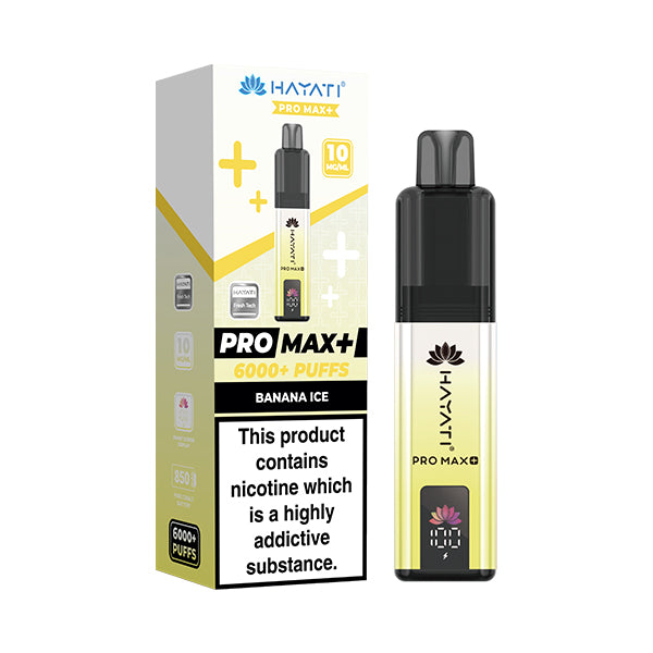 BANANA ICE - HAYATI PRO MAX+ 6000 KIT - 10MG