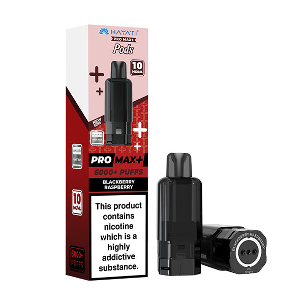 BLACKBERRY RASPBERRY (POD ONLY) - HAYATI PRO MAX+ 6000 - 10MG
