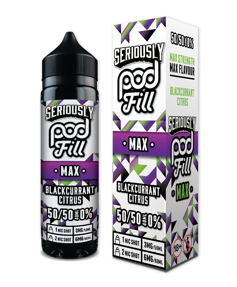 BLACKCURRANT CITRUS - SERIOUSLY PODFILL MAX - 40ML