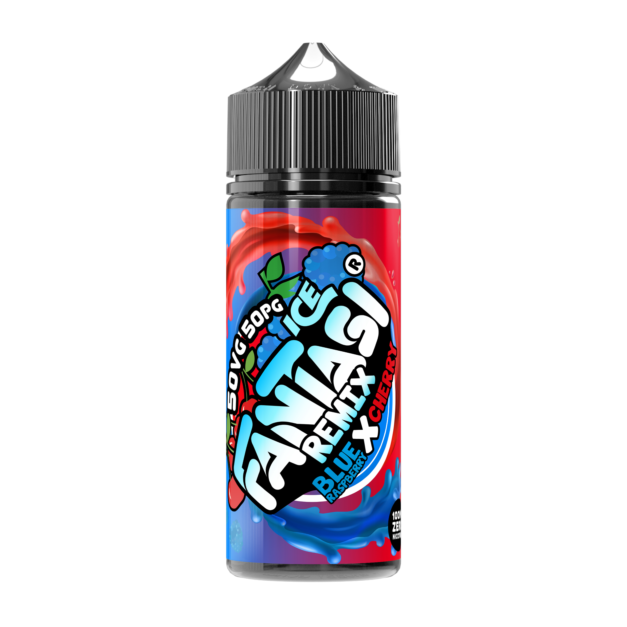 BLUE RASPBERRY x CHERRY ICE - FANTASI (50VG/50PG) - 100ML - Image 1
