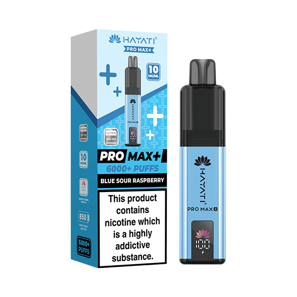 BLUE SOUR RASPBERRY - HAYATI PRO MAX+ 6000 KIT - 10MG