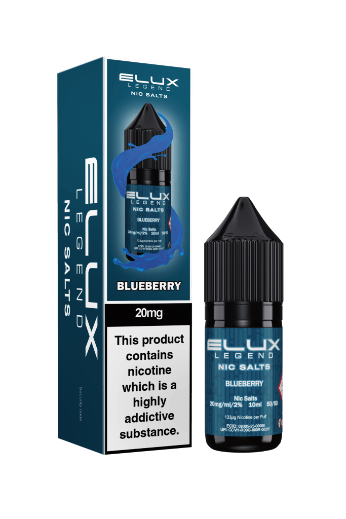 BLUEBERRY - ELUX LEGEND -  NIC SALT 10MG