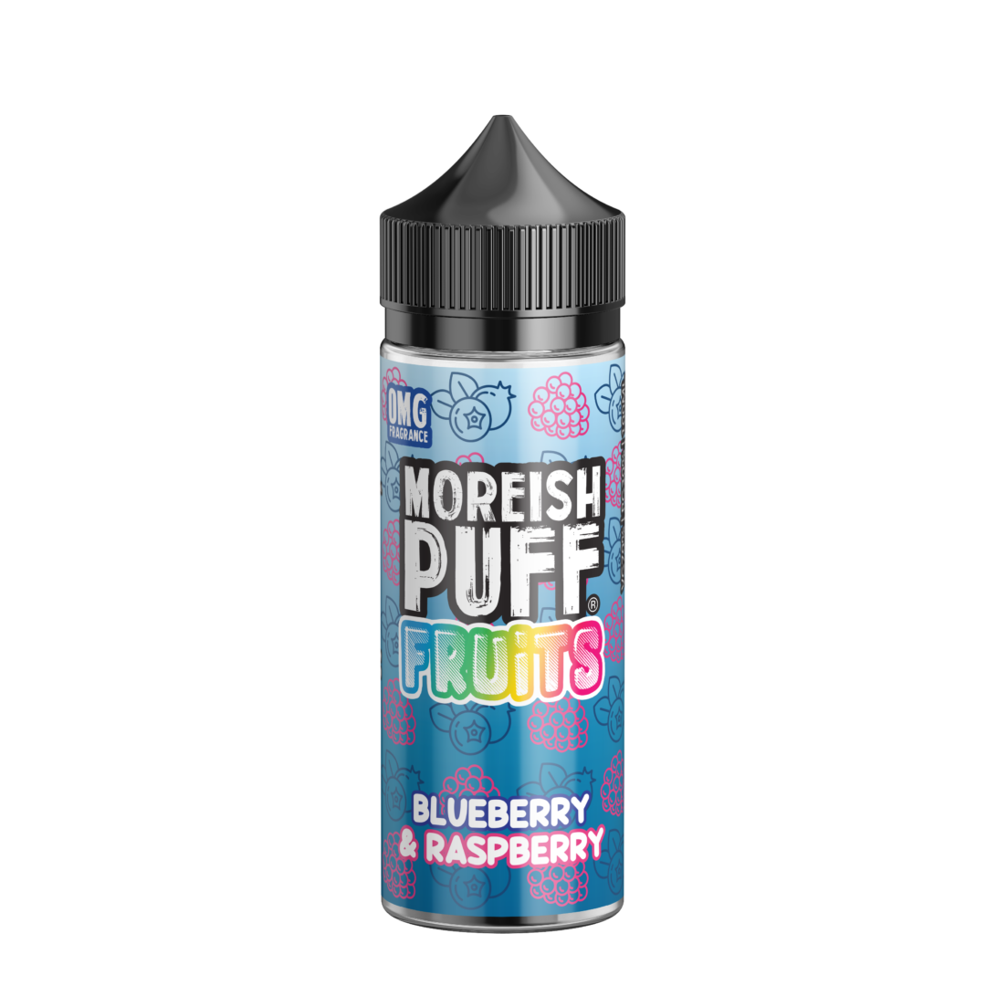 BLUEBERRY & RASPBERRY FRUITS - MOREISH PUFF - 100ML - Image 1