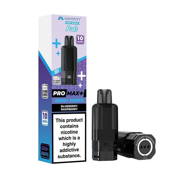 BLUEBERRY RASPBERRY (POD ONLY) - HAYATI PRO MAX+ 6000 - 10MG