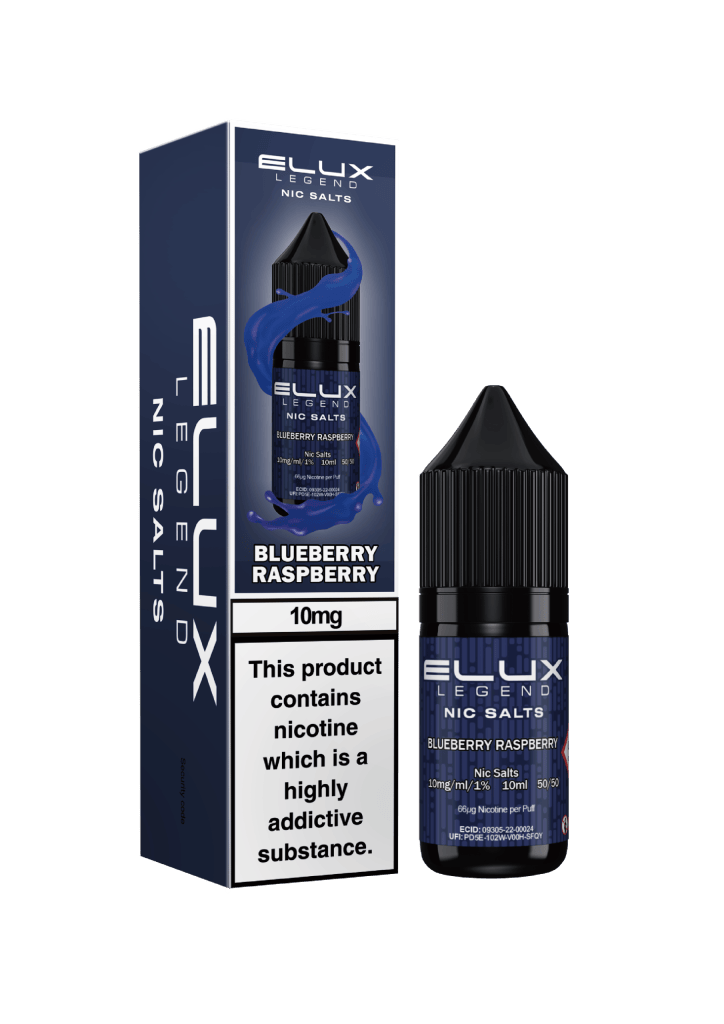 BLUEBERRY RASPBERRY - ELUX LEGEND -  NIC SALT 10MG