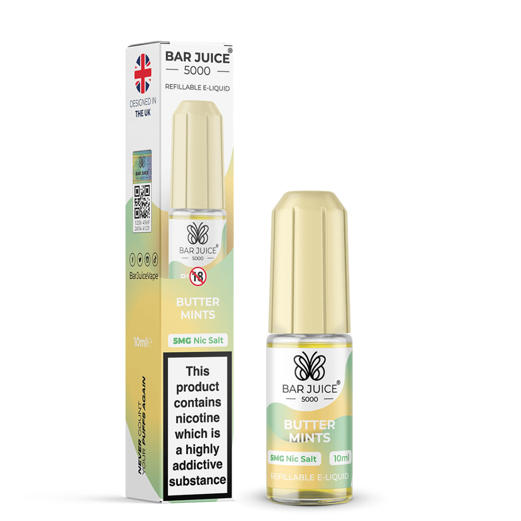 BUTTER MINTS - BAR JUICE 5000 - NIC SALT  5MG