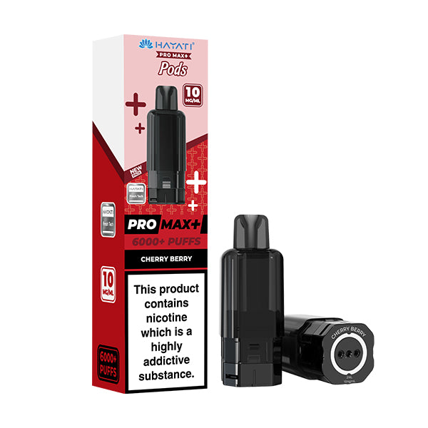CHERRY BERRY (POD ONLY) - HAYATI PRO MAX+ 6000 - 10MG