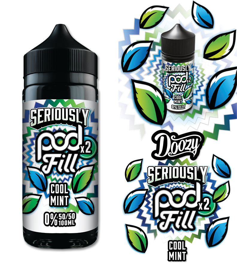 COOL MINT - SERIOUSLY PODFILL X2 - 100ML