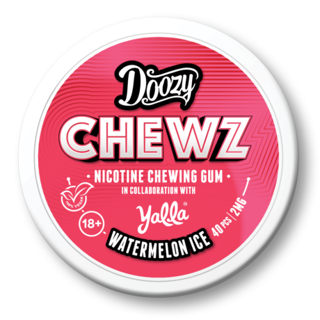 WATERMELON ICE - DOOZY CHEWZ - NICOTINE GUM 2MG