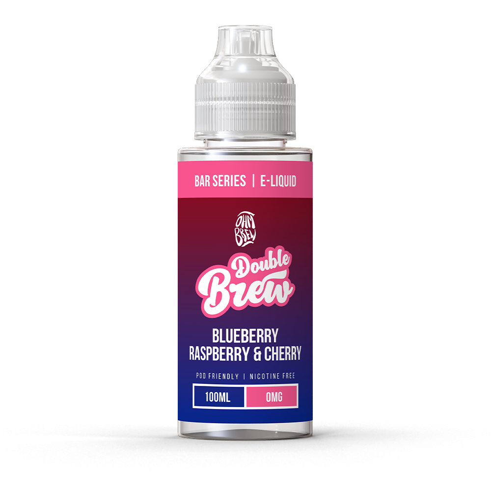 BLUEBERRY RASPBERRY & CHERRY - DOUBLE BREW - 100ML