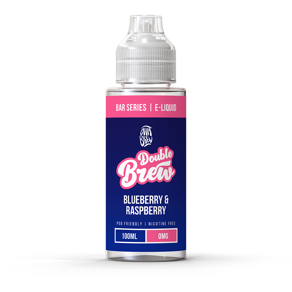 BLUEBERRY RASPBERRY - DOUBLE BREW - 100ML