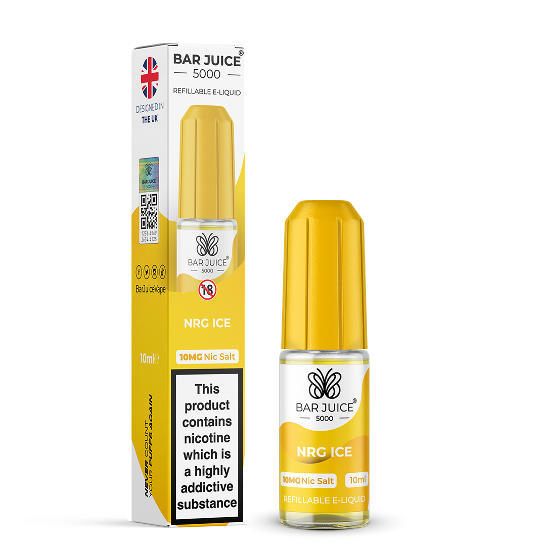NRG ICE - BAR JUICE 5000 - NIC SALT 10MG - Image 1