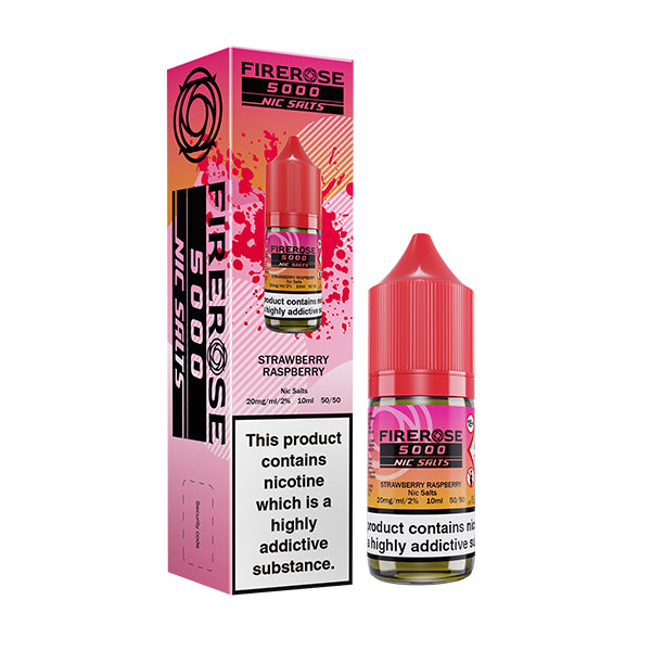 STRAWBERRY RASPBERRY - FIREROSE 5000 - NIC SALT 10MG