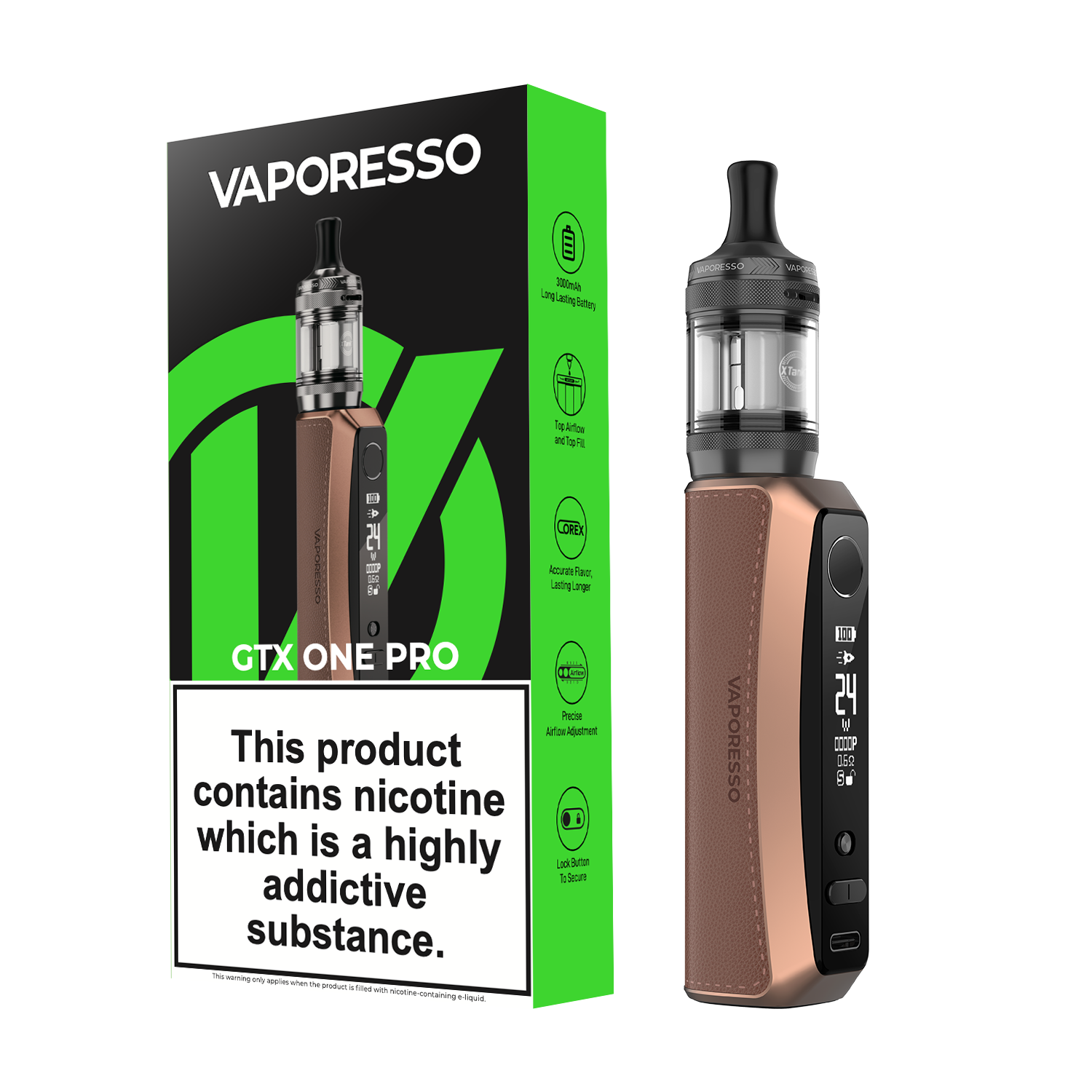BROWN - GTX ONE PRO KIT - VAPORESSO - Image 1