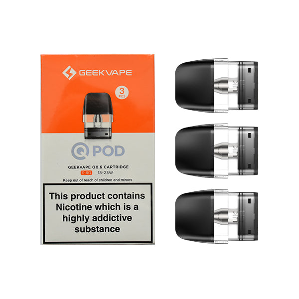 Q-POD 0.6 2ML - GEEK VAPE - 3 PACK
