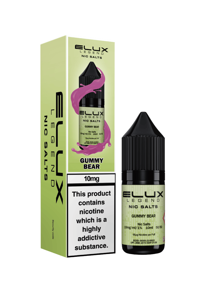 GUMMY BEAR - ELUX LEGEND -  NIC SALT 10MG