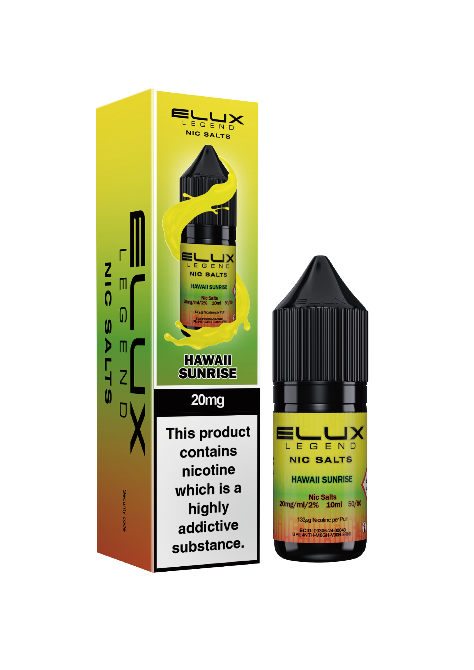 HAWAII SUNRISE - ELUX LEGEND -  NIC SALT 10MG - Image 1