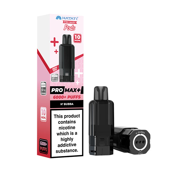 H' BUBBA (POD ONLY) - HAYATI PRO MAX+ 6000 - 10MG