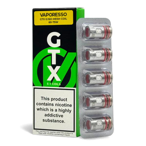 GTX COILS 0.15 - VAPORESSO - 5 PACK