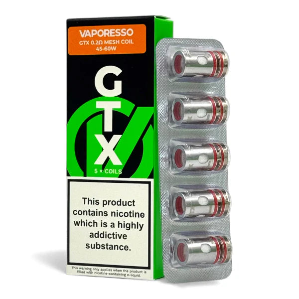 GTX COILS 0.2 - VAPORESSO -  5 PACK