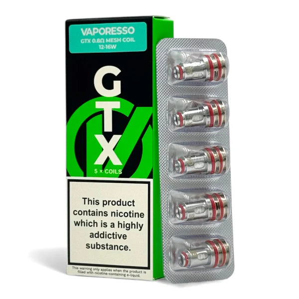 GTX COILS 0.8 - VAPORESSO - 5 PACK