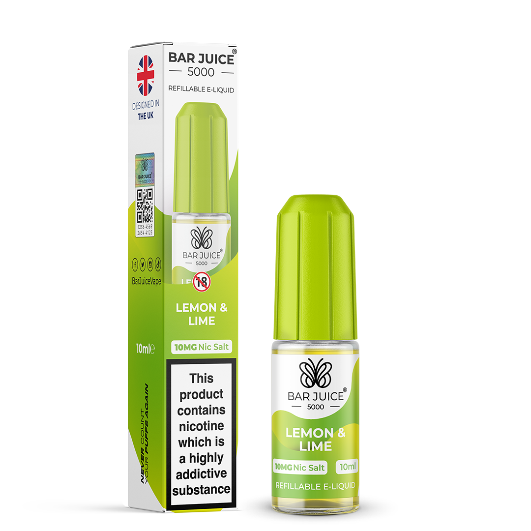 LEMON & LIME - BAR JUICE 5000 - NIC SALT 10MG - Image 1