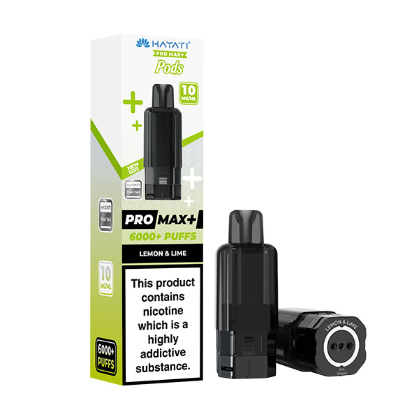 LEMON & LIME (POD ONLY) - HAYATI PRO MAX+ 6000 - 10MG