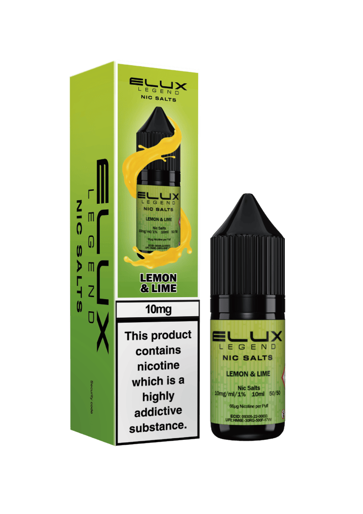 LEMON AND LIME - ELUX LEGEND -  NIC SALT 10MG