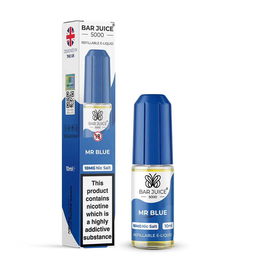 MR BLUE - BAR JUICE 5000 - NIC SALT 10MG - Image 1