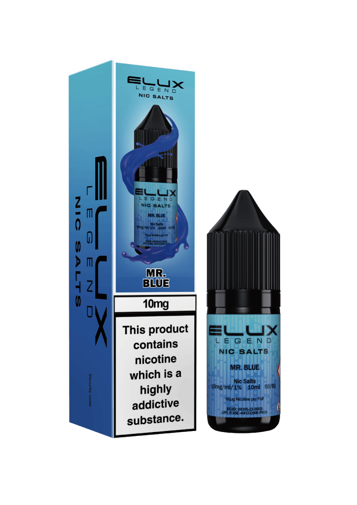 MR BLUE - ELUX LEGEND -  NIC SALT 10MG