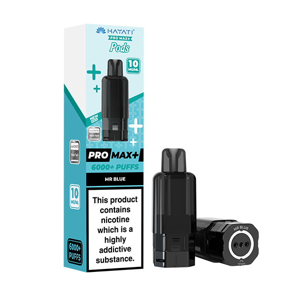 MR BLUE (POD ONLY) - HAYATI PRO MAX+ 6000 - 10MG