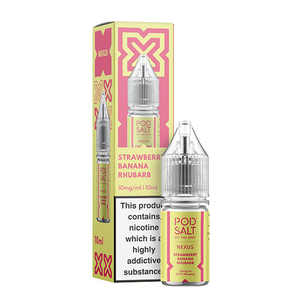 Strawberry Banana Rhubarb - Pod Salt - Nic Salt 10MG