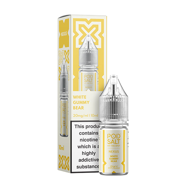 White Gummy Bear - Pod Salt - Nic Salt 10MG