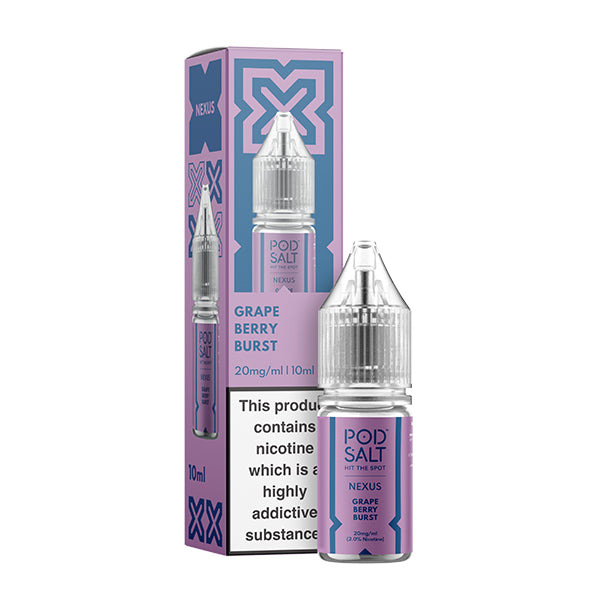 Grape Berry burst - Pod Salt - Nic Salt 10MG