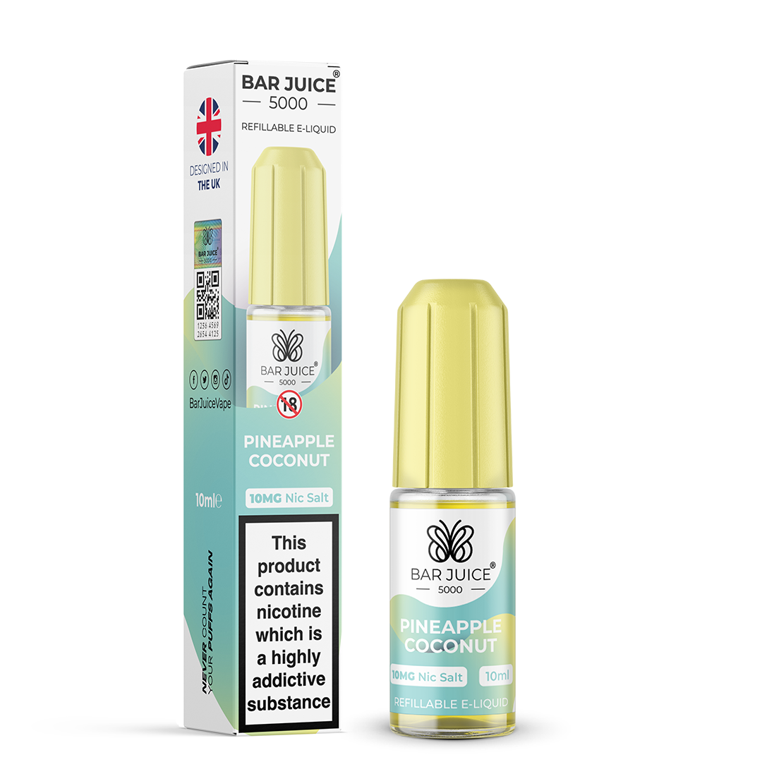 PINEAPPLE COCONUT - BAR JUICE 5000 - NIC SALT 10MG - Image 1