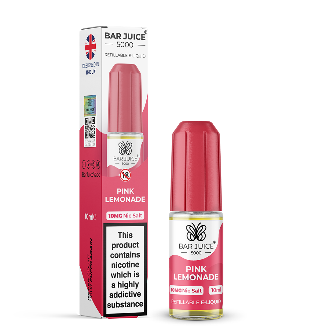PINK LEMONADE - BAR JUICE 5000 - NIC SALT 10MG - Image 1