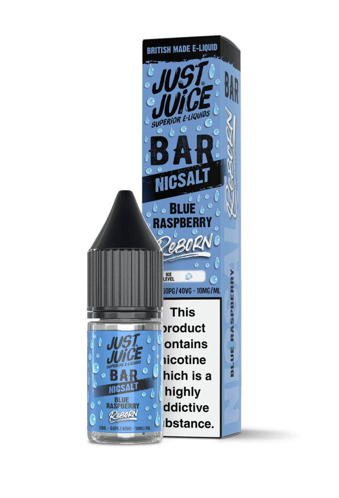 BLUE RASPBERRY - JUST JUICE REBORN - NIC SALT 10MG
