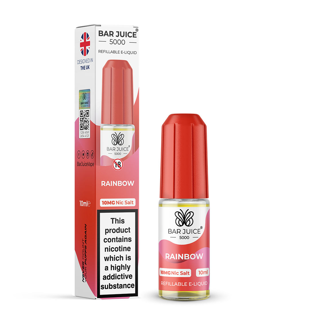 RAINBOW - BAR JUICE 5000 - NIC SALT 10MG - Image 1